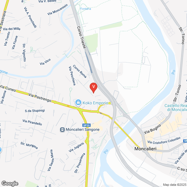 apri la mappa di VAI ITALIA - Filiale di Moncalieri