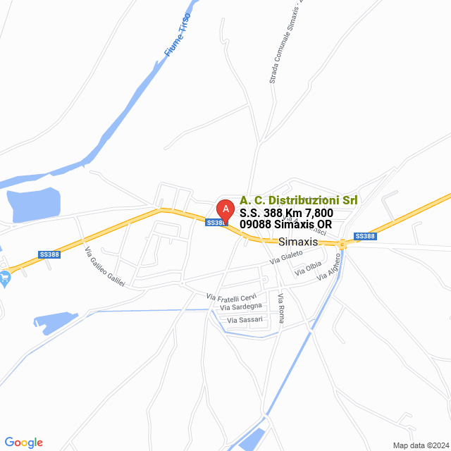 apri la mappa di A. C. Distribuzioni Srl