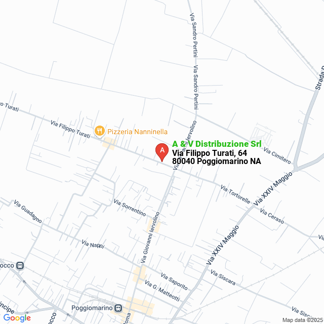 apri la mappa di A & V Distribuzione Srl