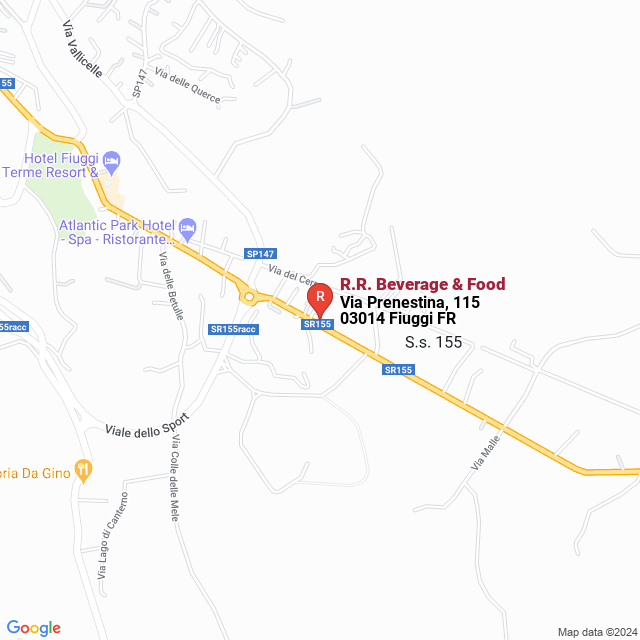 apri la mappa di R.R. Beverage & Food