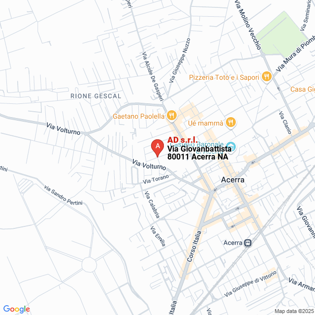 apri la mappa di AD s.r.l.