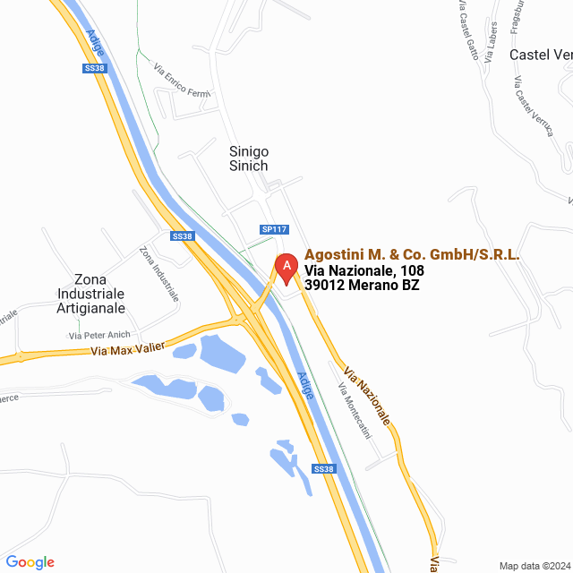 apri la mappa di Agostini M. & Co. GmbH/S.R.L.