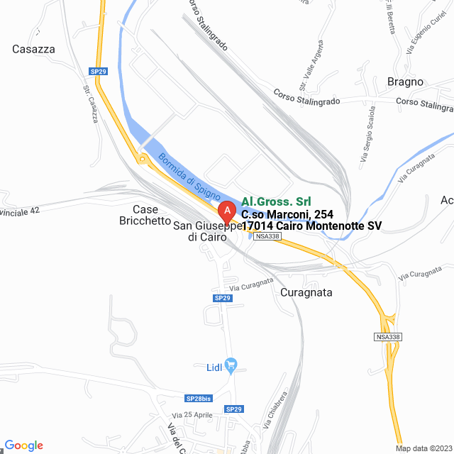 apri la mappa di Al.Gross. Srl