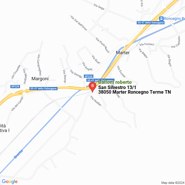 apri la mappa di Bailoni roberto