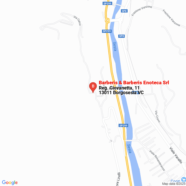 apri la mappa di Barberis & Barberis Enoteca Srl