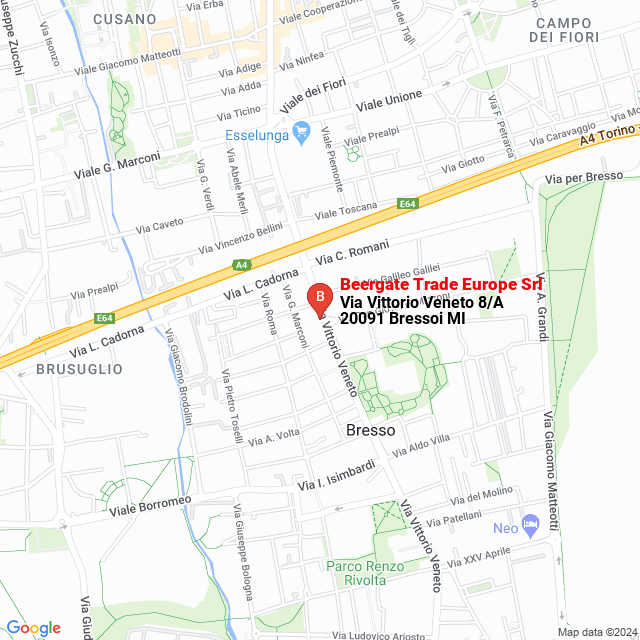 apri la mappa di Beergate-Trade Europe Srl