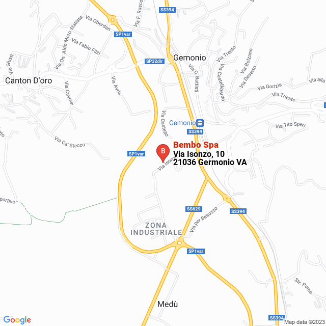 apri la mappa di Bembo Spa