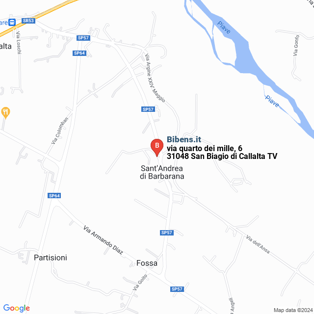 apri la mappa di Bibens.it