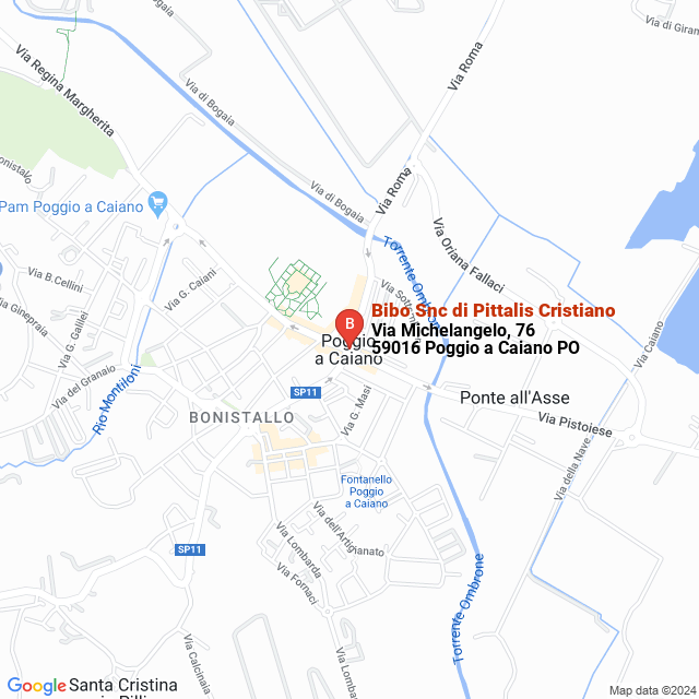 apri la mappa di Bibo Snc di Pittalis Cristiano