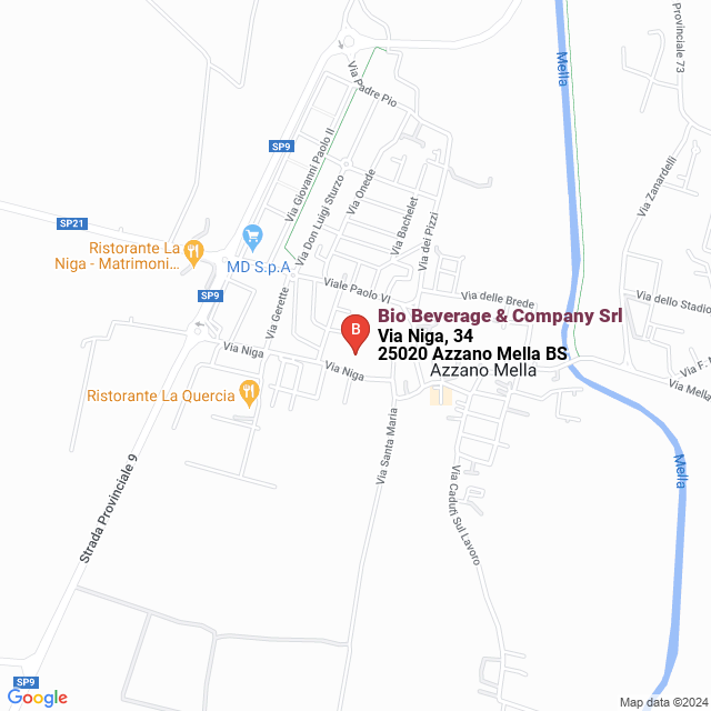 apri la mappa di Bio Beverage & Company Srl