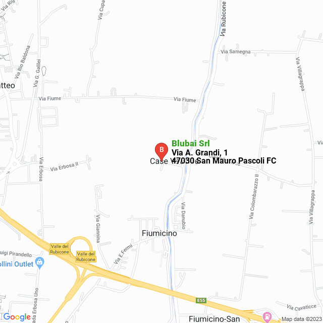 apri la mappa di Blubai Srl