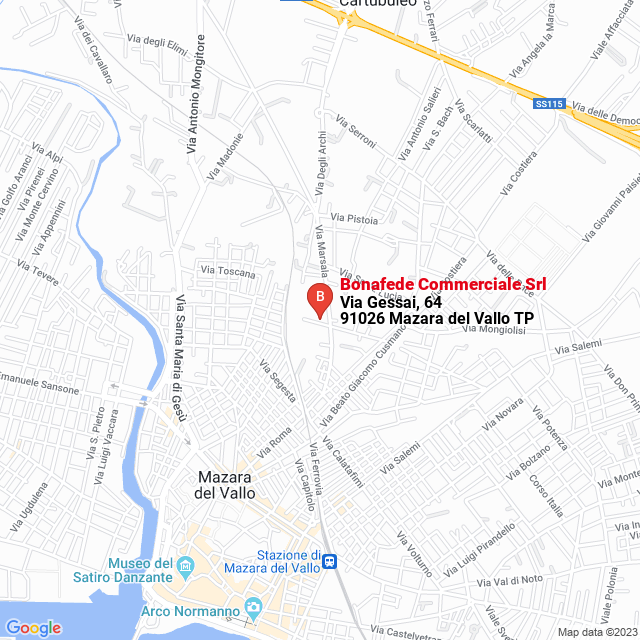 apri la mappa di Bonafede Commerciale Srl