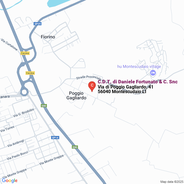 apri la mappa di C.D.T. di Daniele Fortunato & C. Snc