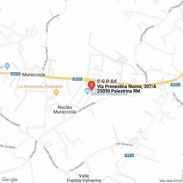 apri la mappa di C G D Srl