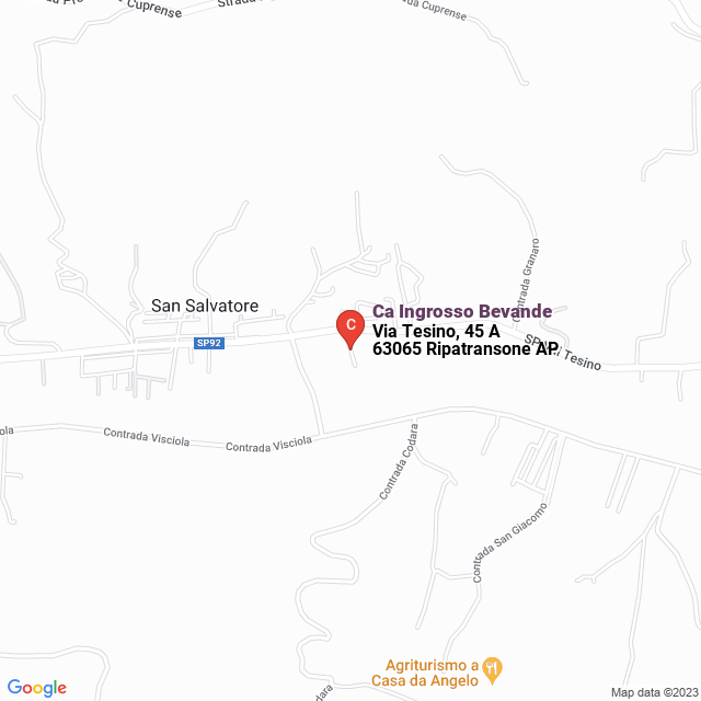 apri la mappa di Ca Ingrosso Bevande