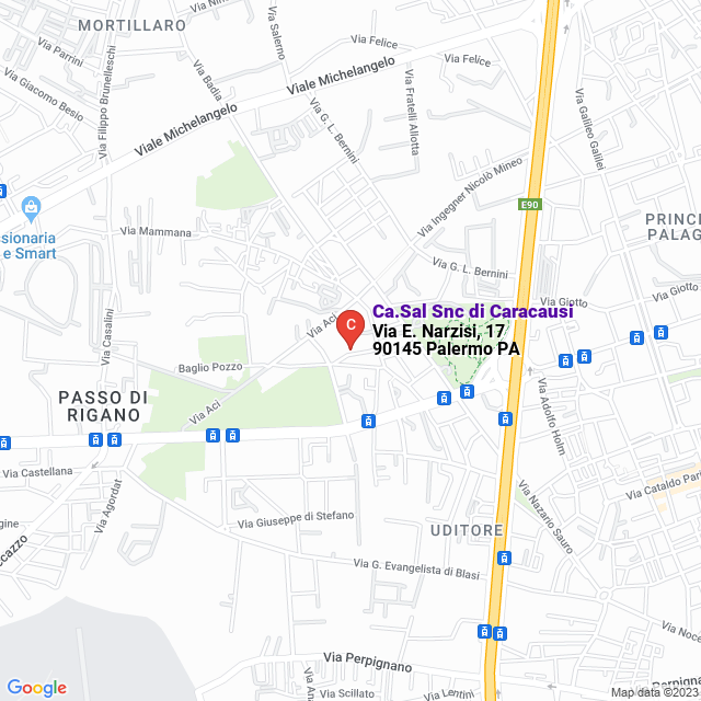 apri la mappa di Ca.Sal Snc di Caracausi