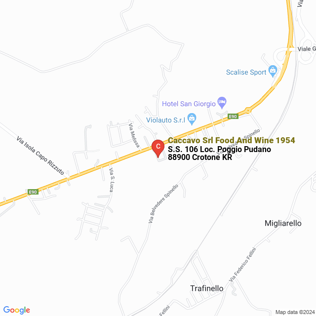 apri la mappa di Caccavo Srl Food And Wine 1954