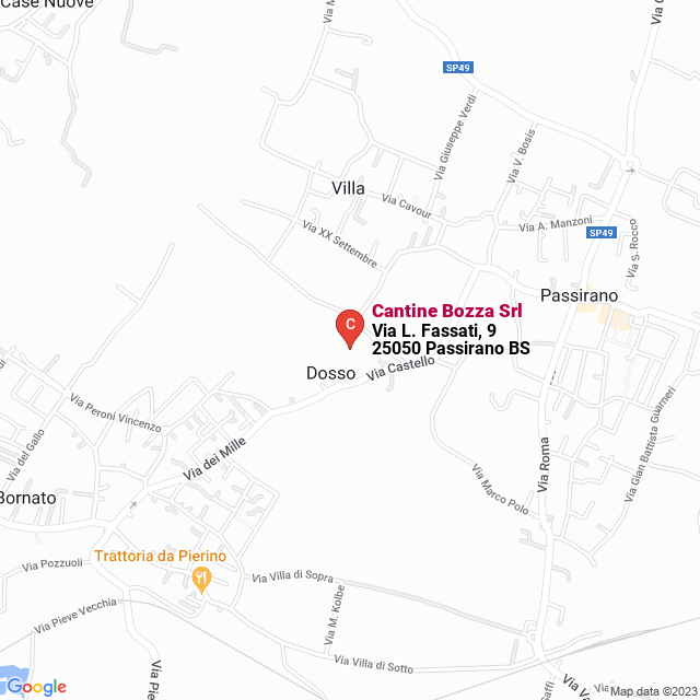 apri la mappa di Cantine Bozza Srl