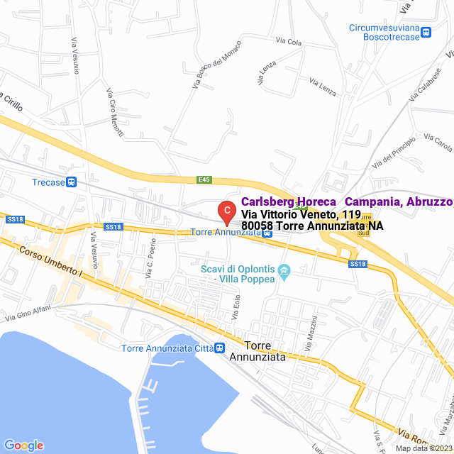 apri la mappa di Carlsberg Horeca - Campania, Abruzzo, Molise, Basilicata, Puglia, Calabria, Sicilia