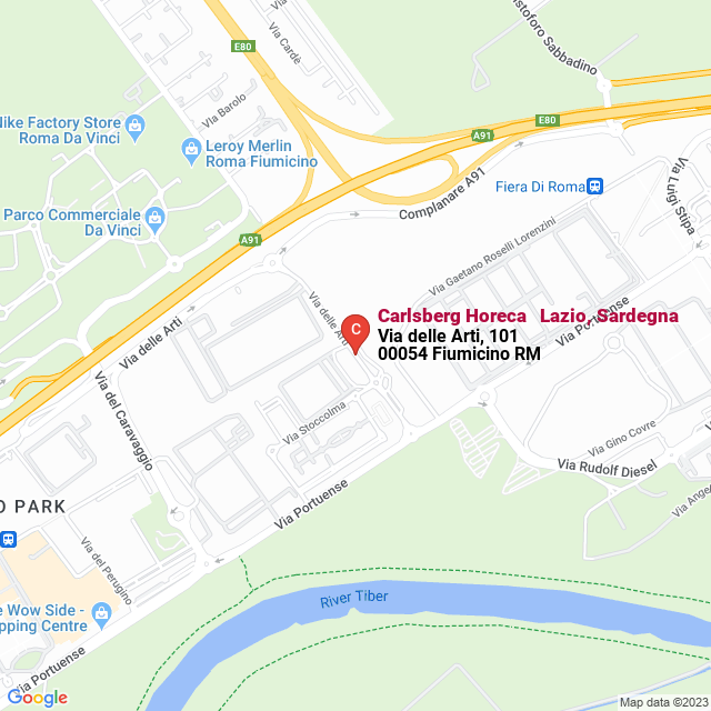 apri la mappa di Carlsberg Horeca - Lazio, Sardegna