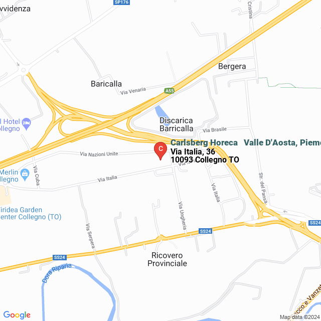 apri la mappa di Carlsberg Horeca - Valle D‘Aosta, Piemonte, Liguria/Versilia