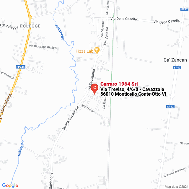 apri la mappa di Carraro 1964 Srl