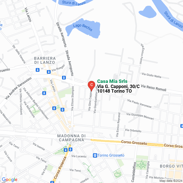 apri la mappa di Casa Mia Srls