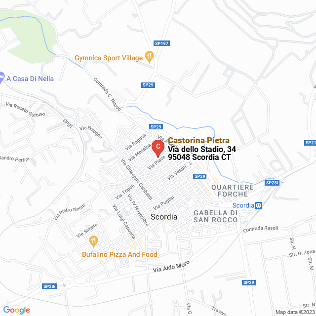 apri la mappa di Castorina Pietra