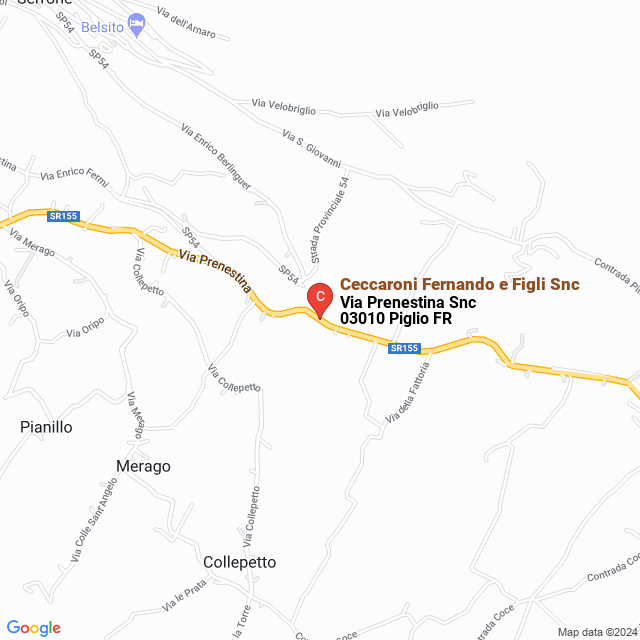 apri la mappa di Ceccaroni Fernando e Figli Snc