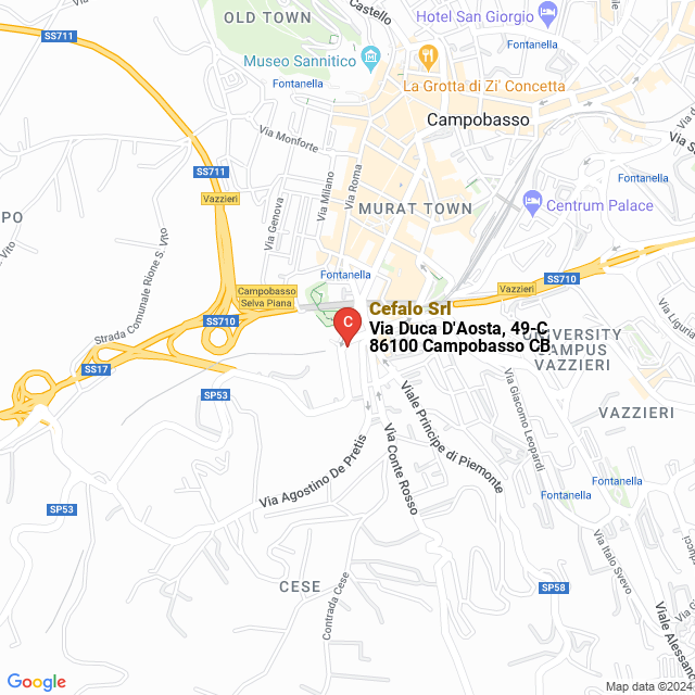 apri la mappa di Cefalo Srl