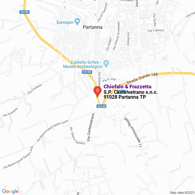 apri la mappa di Chiofalo & Frazzetta