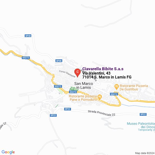 apri la mappa di Ciavarella Bibite S.a.s
