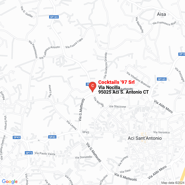 apri la mappa di Cocktails ‘97 Srl