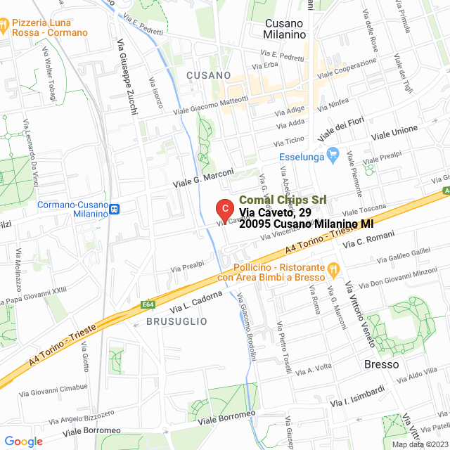 apri la mappa di Comal Chips Srl