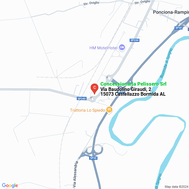 apri la mappa di Concessionaria Pelissero Srl