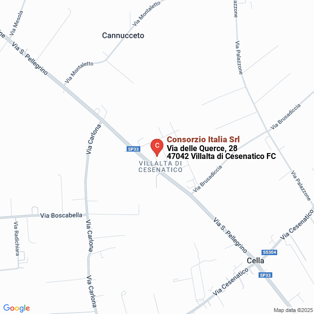 apri la mappa di Consorzio Italia Srl