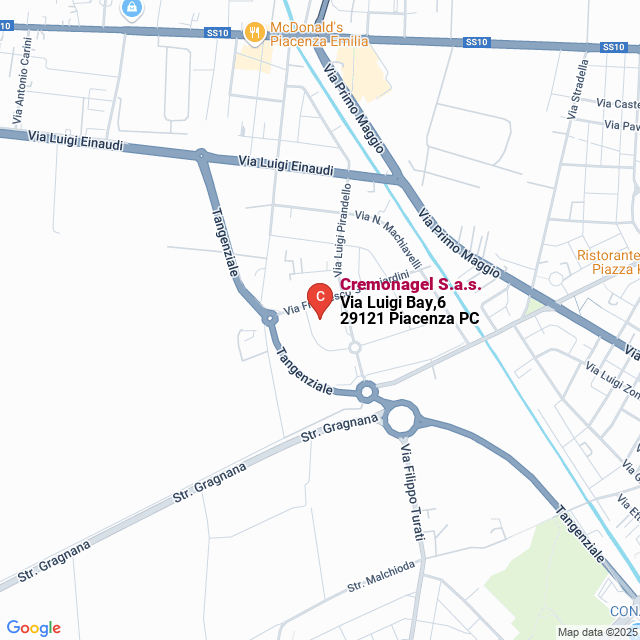 apri la mappa di Cremonagel S.a.s.