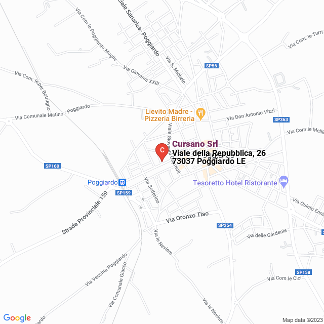 apri la mappa di Cursano Srl