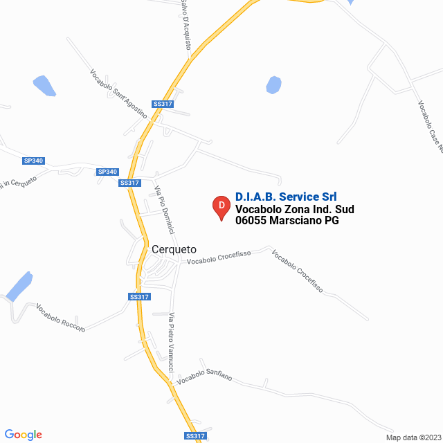 apri la mappa di D.I.A.B. Service Srl