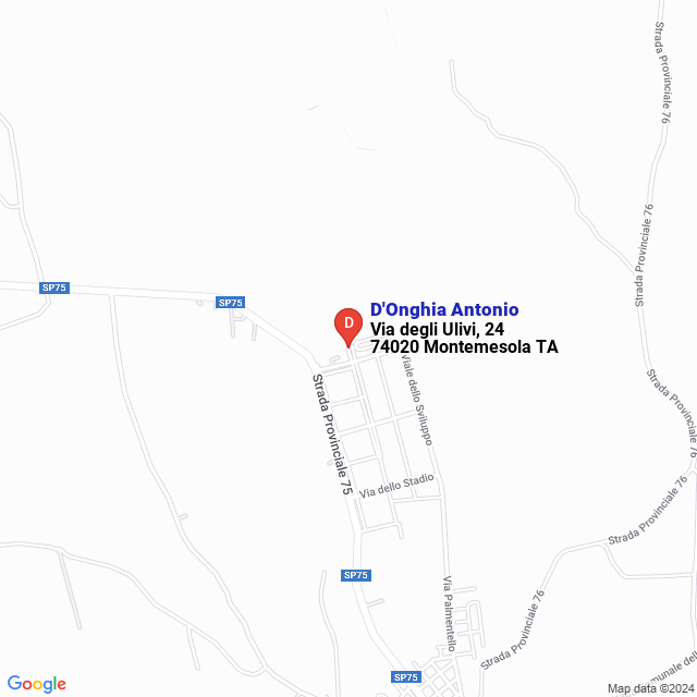 apri la mappa di D‘Onghia Antonio
