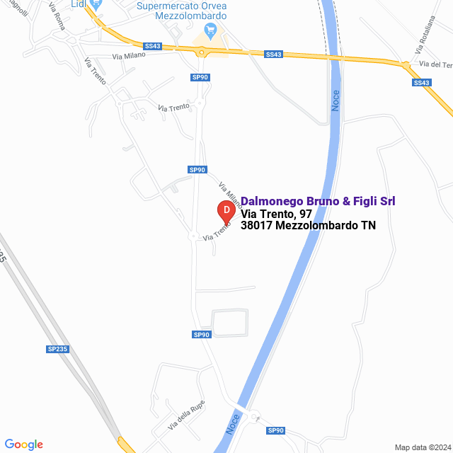 apri la mappa di Dalmonego Bruno & Figli Srl