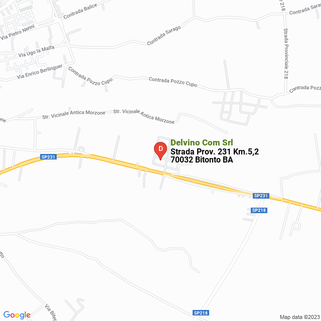 apri la mappa di Delvino Com Srl