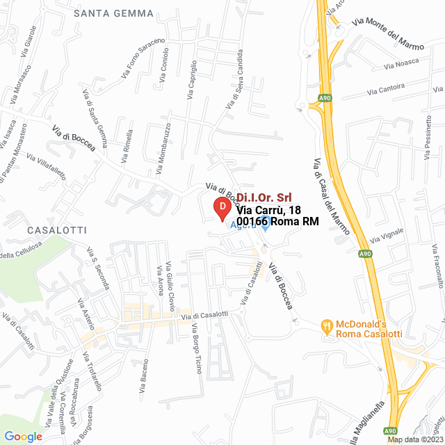 apri la mappa di Di.I.Or. Srl