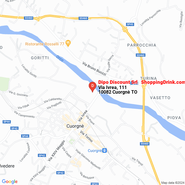 apri la mappa di Dipo Discount Srl - ShoppingDrink.com