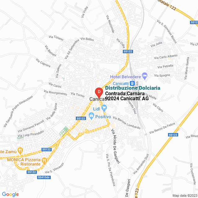 apri la mappa di Distribuzione Dolciaria