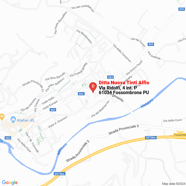 apri la mappa di Ditta Nuova Tinti Alfio
