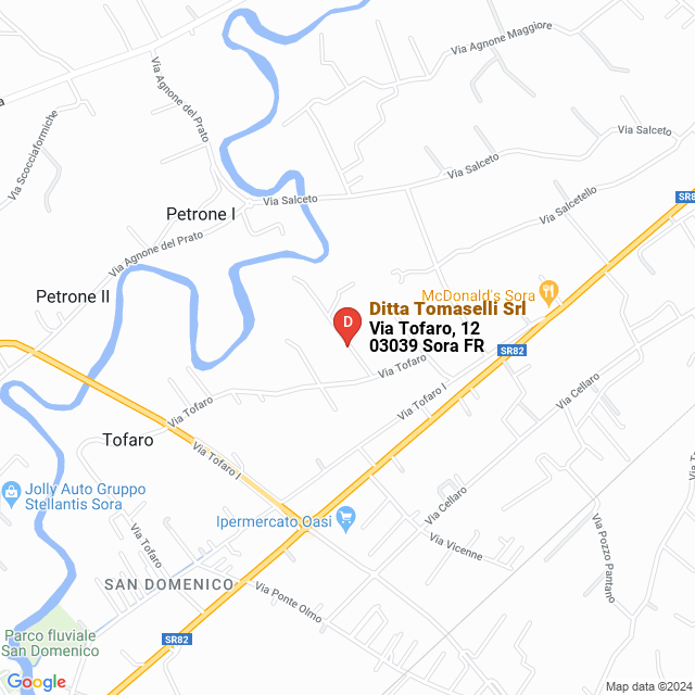 apri la mappa di Ditta Tomaselli Srl