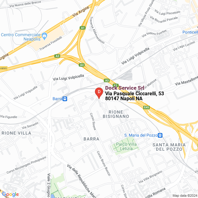 apri la mappa di Dock Service Srl
