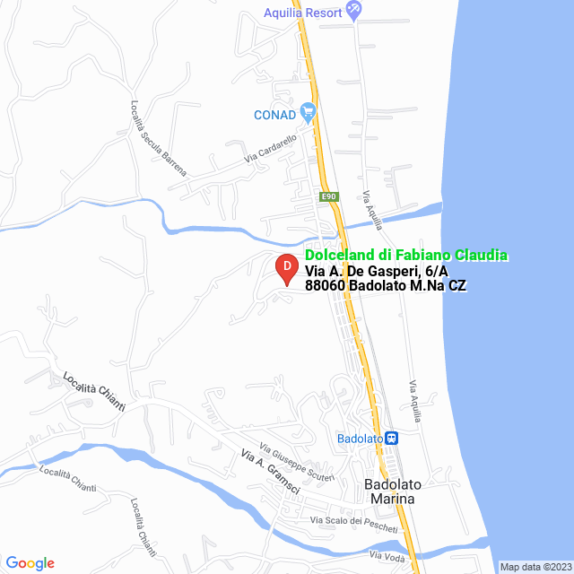 apri la mappa di Dolceland di Fabiano Claudia