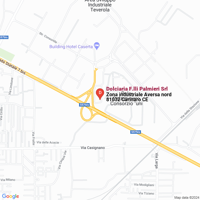 apri la mappa di Dolciaria F.lli Palmieri Srl